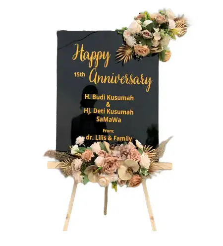 Papan Bunga Akrilik kalimalang