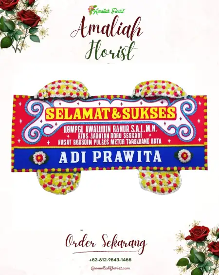 Papan Bunga Ucapan Selamat kalimalang